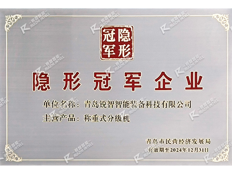 熱烈祝賀銳智智能榮獲青島市“隱形冠軍企業(yè)”榮譽(yù)稱(chēng)號(hào)!