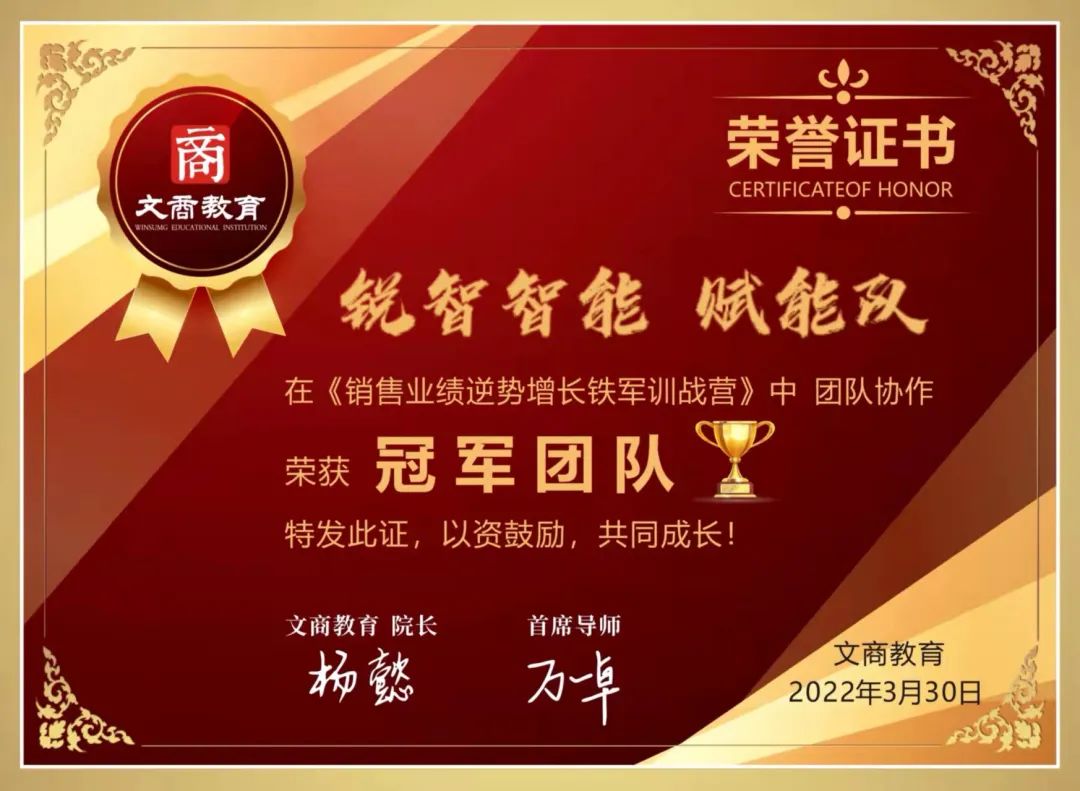 學(xué)習(xí)著、進(jìn)步著——銳智營(yíng)銷(xiāo)團(tuán)隊(duì)《銷(xiāo)售業(yè)績(jī)逆勢(shì)增長(zhǎng)鐵軍訓(xùn)練營(yíng)》圓滿(mǎn)結(jié)束！