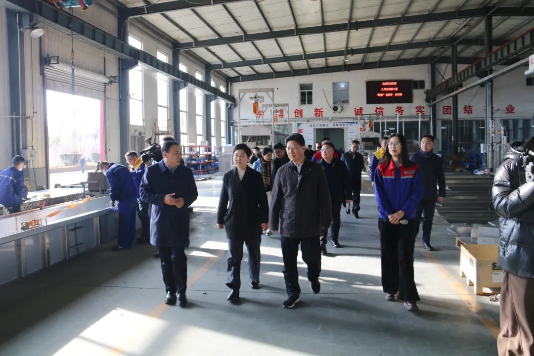 市政協(xié)黨組書記、主席孟慶斌一行赴銳智智能開展調研指導工作